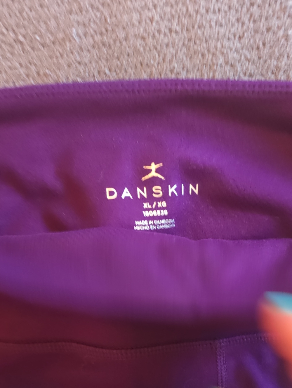 Danskin Deep Purple High-Waist Leggings